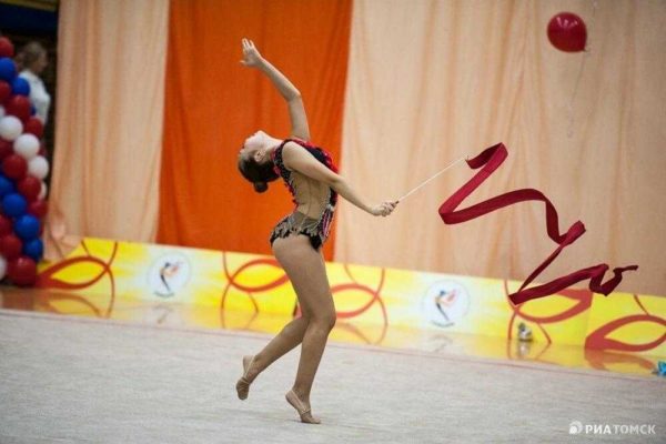 Соревнования по художественной гимнастике в Томске