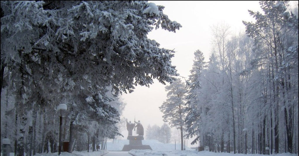 Зимний Томск фото свежие красивые