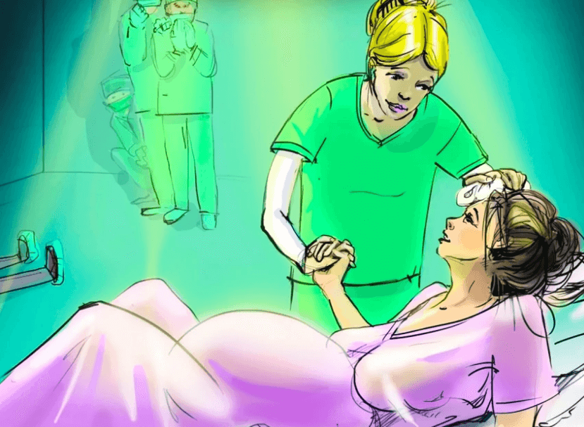 Что происходит с телом женщины во время родов?
